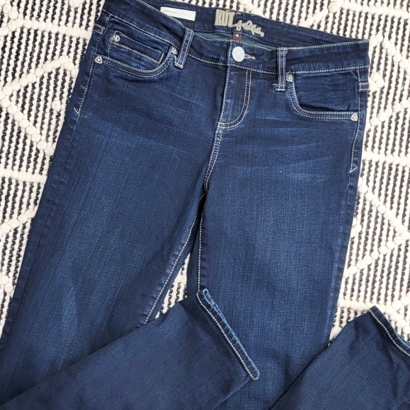 Kut from the Kloth Dianna Skinny Stretch Dark Wash Jeans Size 4 - Picture 2 of 14